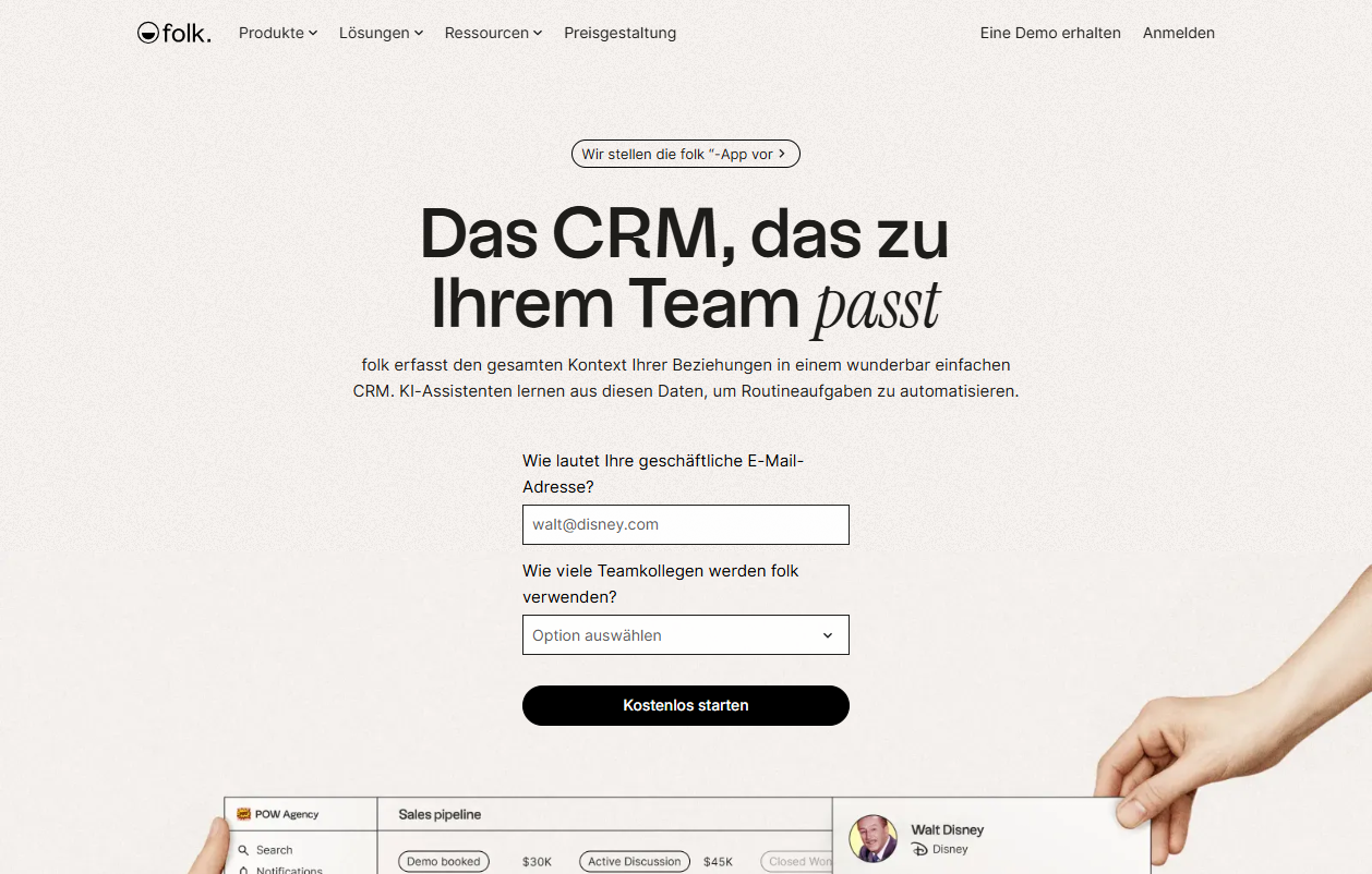Folk homepage