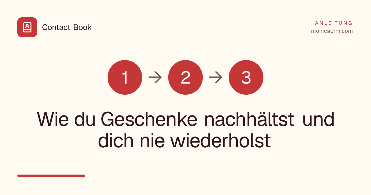 Wie du Geschenke nachhältst und dich nie wiederholst