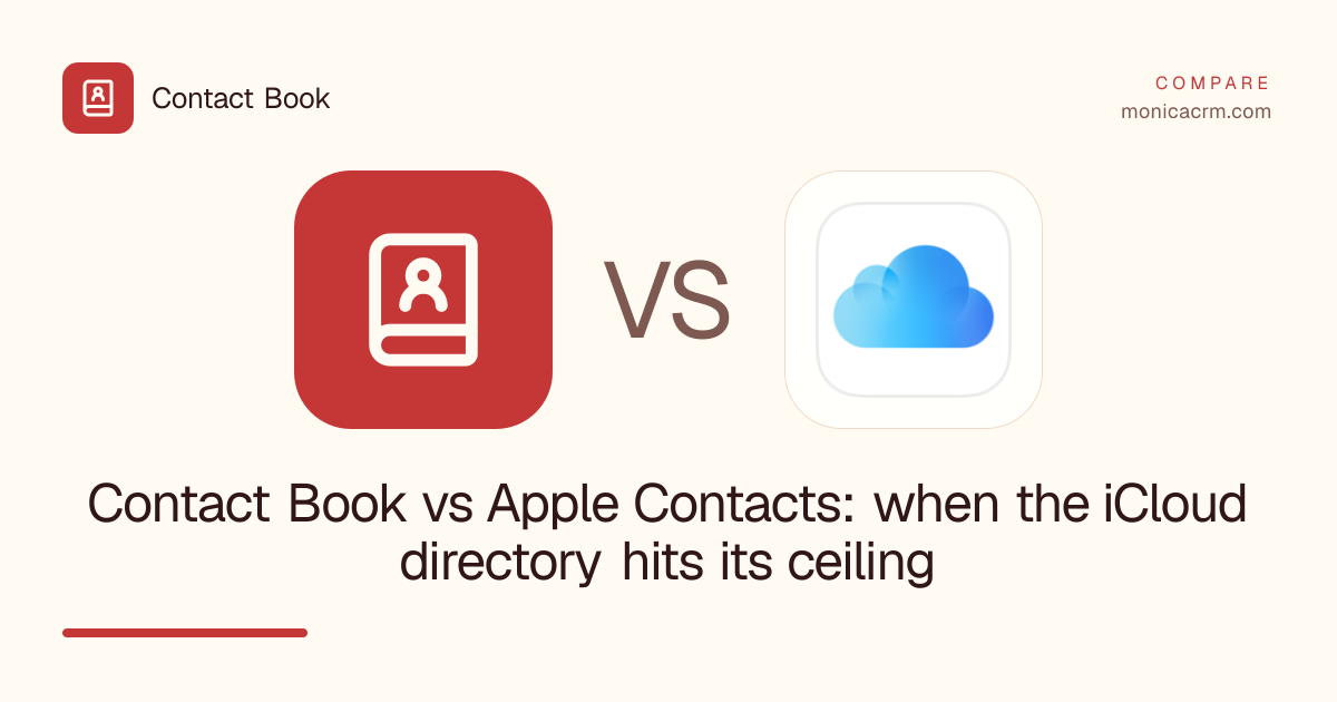 Contact Book vs Apple Contacts: when the iCloud directory hits its ceiling
