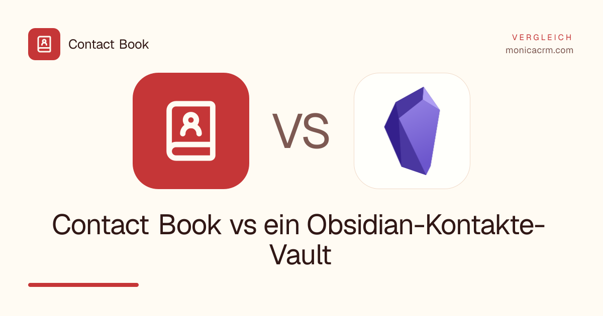 Contact Book vs ein Obsidian-Kontakte-Vault